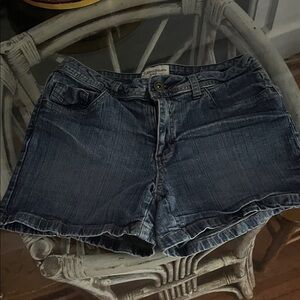 Saint John's Bay Active Dark Blue Jean Shorts